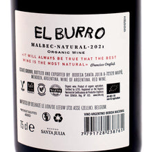 画像をギャラリービューアに読み込む, ナチュールワイン<br>エル・ブーロ マルベック 750ml / El Burro Malbec