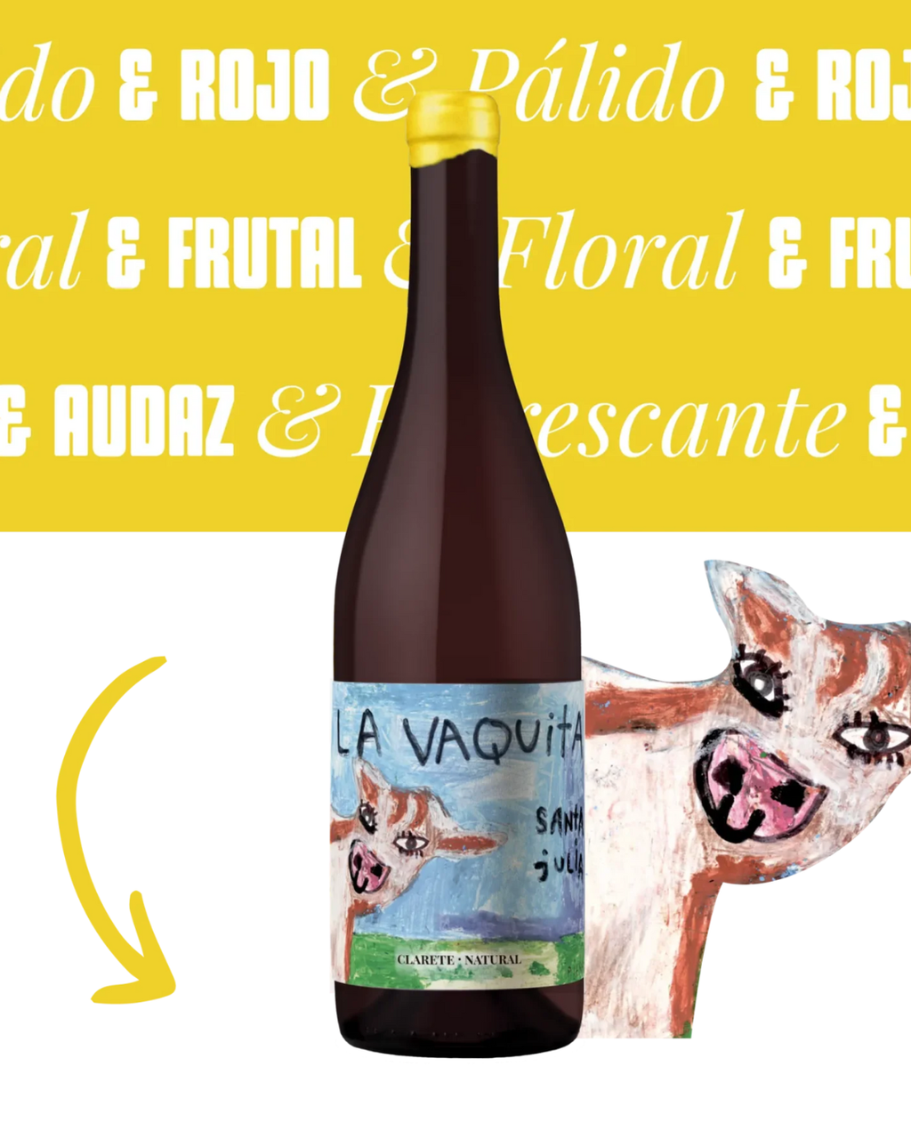 ナチュールワイン<br>ラ・バキタ クラレテ 750ml / La Vaquita Clarete Blend