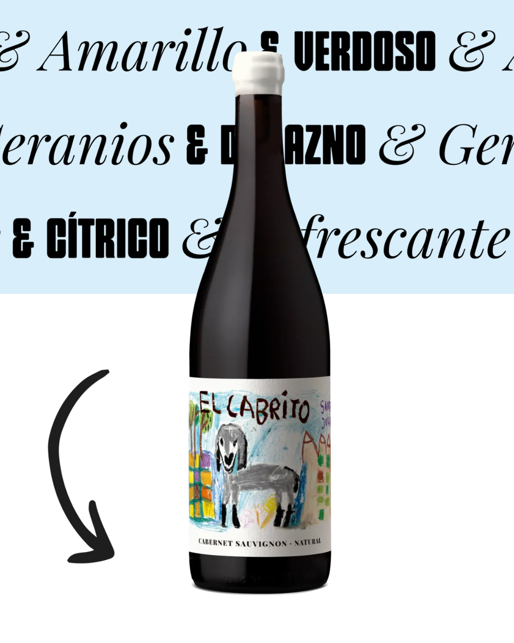 ナチュールワイン<br>エル・カブリト カベルネ・ソーヴィニヨン 750ml / El Cabrito Cabernet Sauvignon