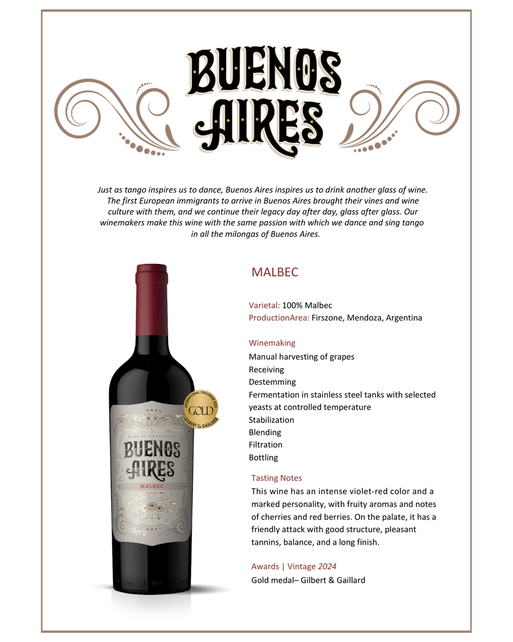 期間限定！【2x1】BUENOS AIRES MALBEC 1本ご購入でもう1本無料！