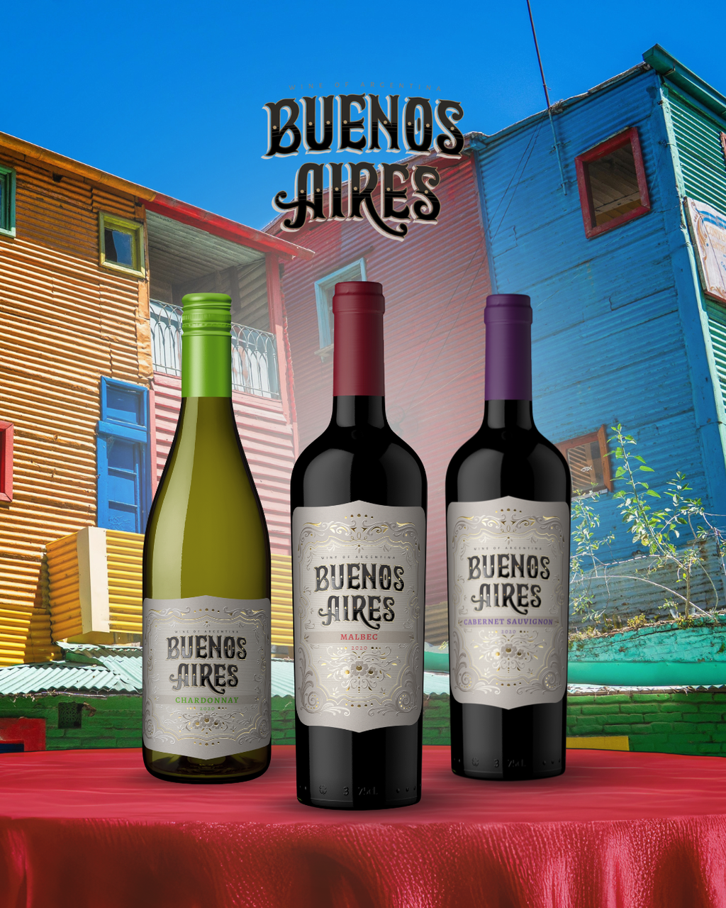 【6本セット】Buenos Aires Chardonnay / ブエノス・アイレス シャルドネ 750ml x 6 set