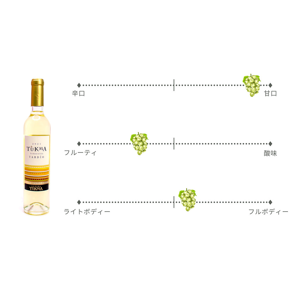 【デザートワイン】トロンテス・タルディオ  500ml / Torrontés Tardío
