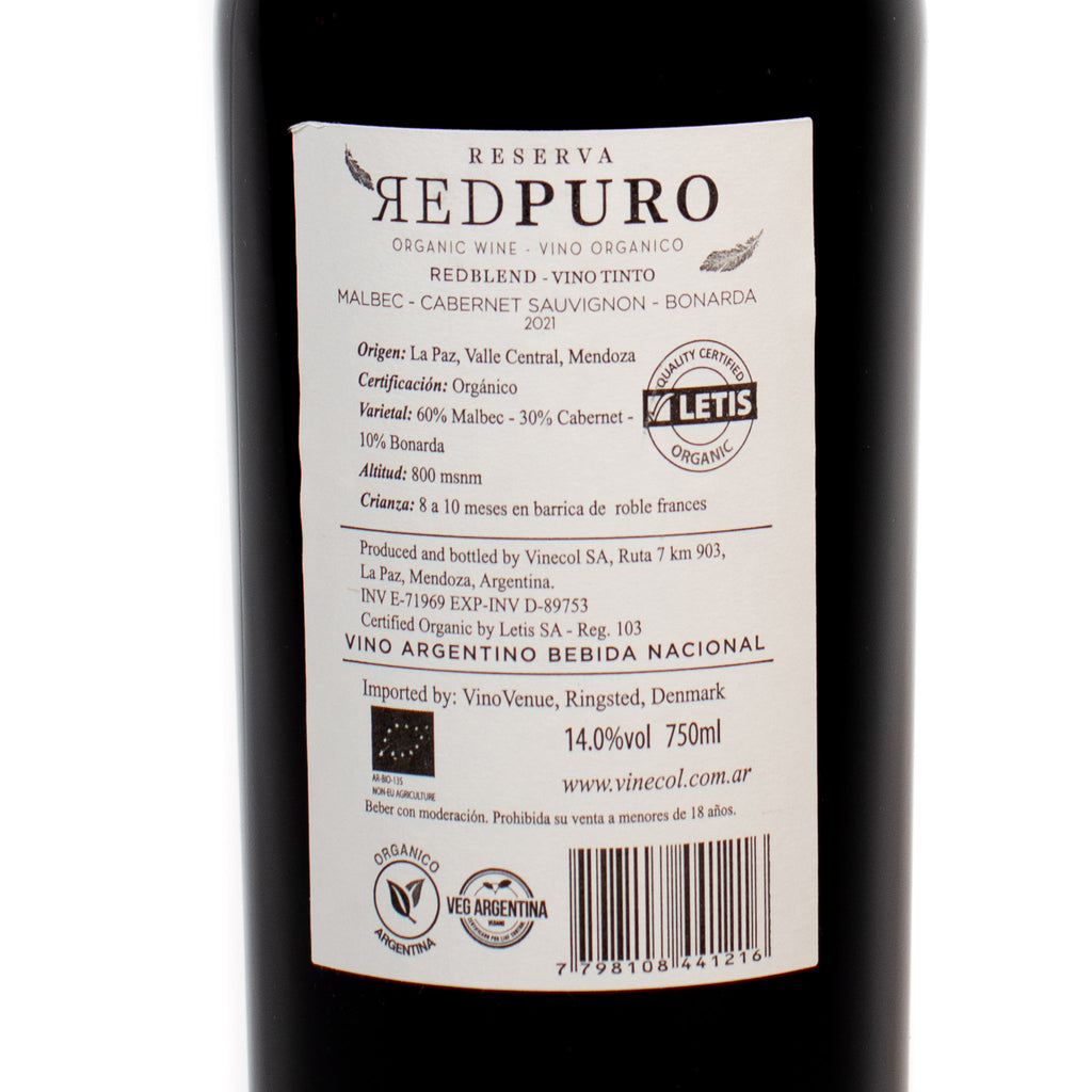 オーガニック レッド ブレンド 750ml / Red Puro Organic Blend